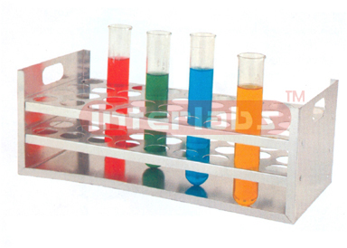 TEST TUBE STAND, SHEET METAL,